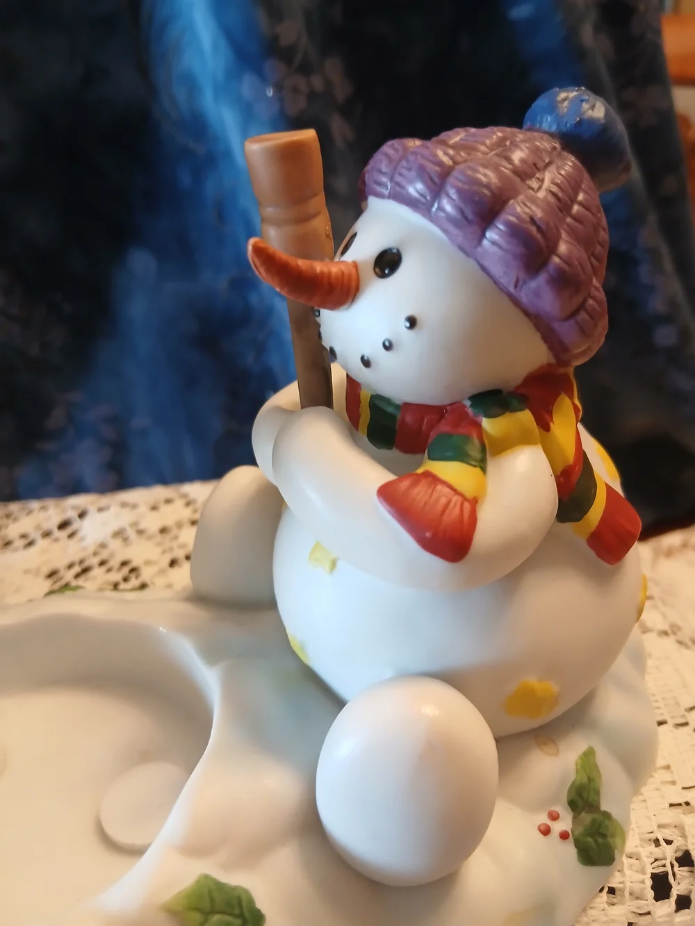 PartyLite SNOWBELL KIDS Votive Candle Holder